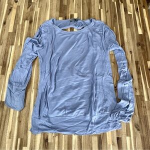 Prana Light Blue Long Sleeve Tee